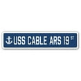thumbnail image 1 of 4 x 18 in. A-16 Street Sign - USS Cable ARS 19, 1 of 1