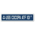 thumbnail image 1 of 4 x 18 in. A-16 Street Sign - USS Cocopa ATF 101, 1 of 1