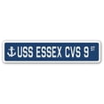 thumbnail image 1 of 4 x 18 in. A-16 Street Sign - USS Essex CVS 9, 1 of 1
