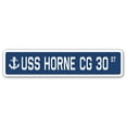 thumbnail image 1 of 4 x 18 in. A-16 Street Sign - USS Horne CG 30, 1 of 1
