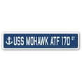 thumbnail image 1 of 4 x 18 in. A-16 Street Sign - USS Mohawk ATF 170, 1 of 1