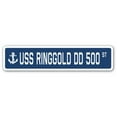 thumbnail image 1 of 4 x 18 in. A-16 Street Sign - USS Ringgold DD 500, 1 of 1