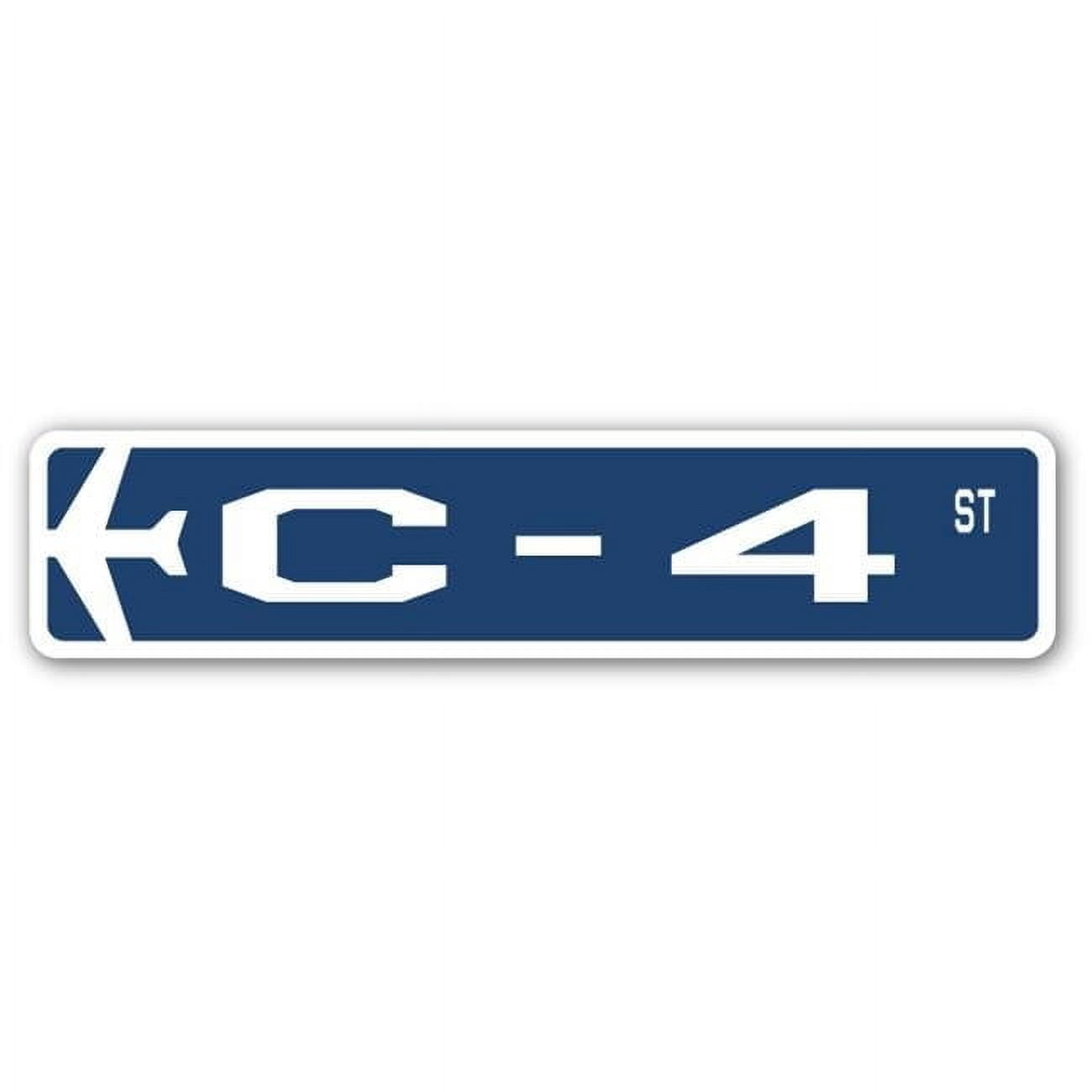 Force Sign 4 x 18 in. Air Force Aircraft Military Street Sign - C-4 - Walmart.com