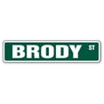 thumbnail image 1 of 4 x 18 in. Brody Street Sign, 1 of 1
