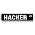 thumbnail image 1 of 4 x 18 in. Hacker Way Street Sign, 1 of 1