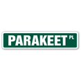 thumbnail image 1 of 4 x 18 in. Parakeet Street Sign, 1 of 1