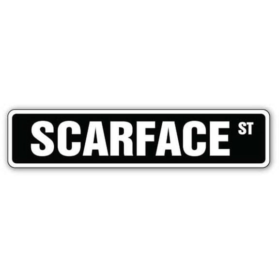 4 x 18 in. Scarface Street Sign