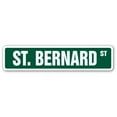 thumbnail image 1 of 4 x 18 in. St. Bernard Street Sign, 1 of 1