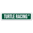 thumbnail image 1 of 4 x 18 in. Turtle Racing Street Sign - Race Racer Competition Shell Food, 1 of 1