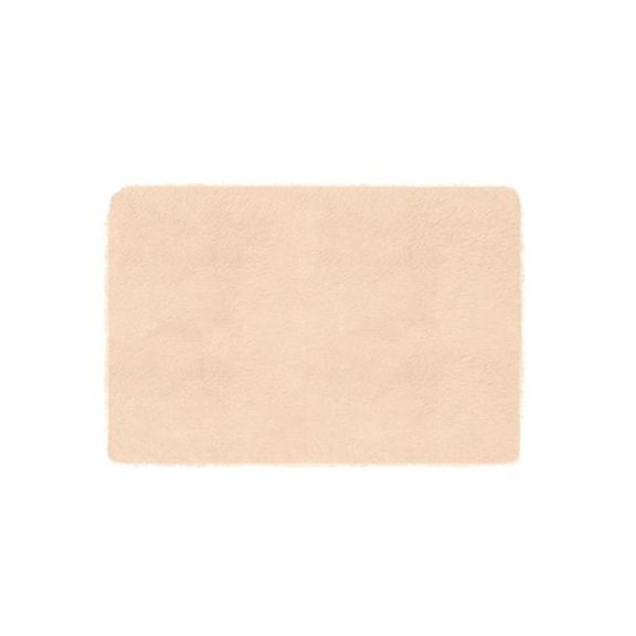 4 x 2.6 ft. Fluffy Bedroom Anti-Skid Shaggy Decorative Floor Carpet Mat Area Rug for Nursery Bedroom Living Room, Beige