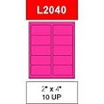 thumbnail image 1 of 4" x 2" Pnk Fluorescent Labels for Laser Printers, Inkjet Printers or Copier Machines. (GL2040 PK), 1 of 1