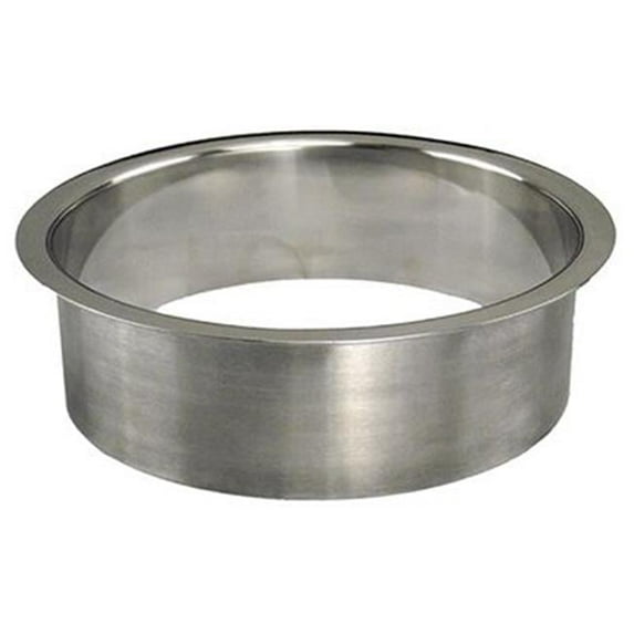 4 x 2 in. Polished Trash Grommet, Stainless Steel