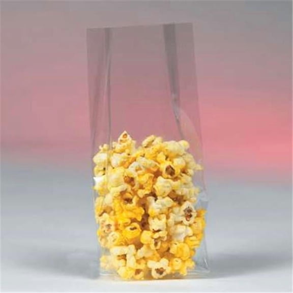 4 x 2 x 10 in. 1.5 Mil Gusseted Polypropylene Bags - Pack of 2000