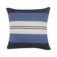 thumbnail image 1 of 4 x 22 x 22 in. Blue Coastal Zippered 100 Percent Cotton Throw Pillow - Set of 2, 1 of 1