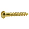 thumbnail image 1 of #4 x 3/4" Brass Slotted Round Head Wood Screws WSRB-078 (48 pcs.), 1 of 1