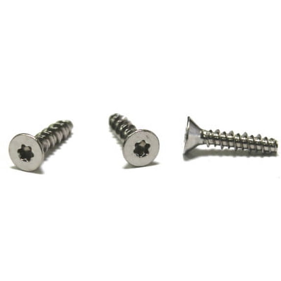 #4 x 3/4" High Low Style Thread Forming Screws / Six-Lobe (Torx®) / Flat Head / 18-8 Stainless Steel - 5000 Piece Carton