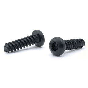 #4 x 3/4" Thread Forming Screws for Plastics (48-2) / Six-Lobe (Torx) / Pan Head / Steel / Black Oxide - 10000 Piece Carton