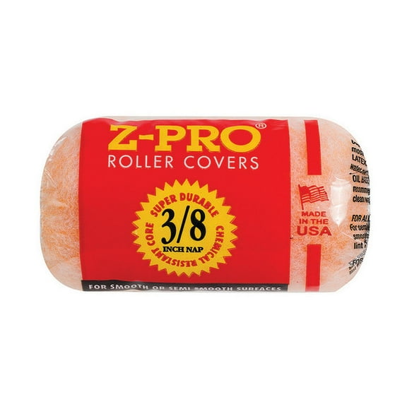 4" x 3/8" Nap Premier Paint Roller 731 4-Ply Roller Cover, Polyester