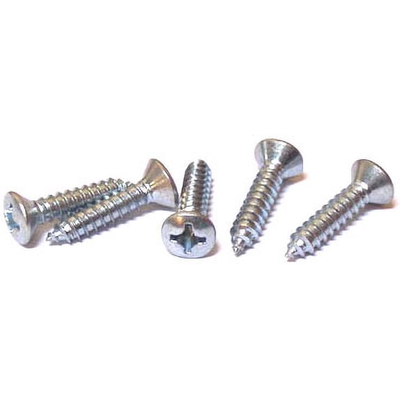 #4 x 3/8" Type AB Self-Tapping Screws / Phillips / Oval Head / 18-8 Stainless Steel - 5000 Piece Carton