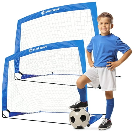 4' x 3' Pop Up Backyard Soccer Goal Soccer Net, Set of 2