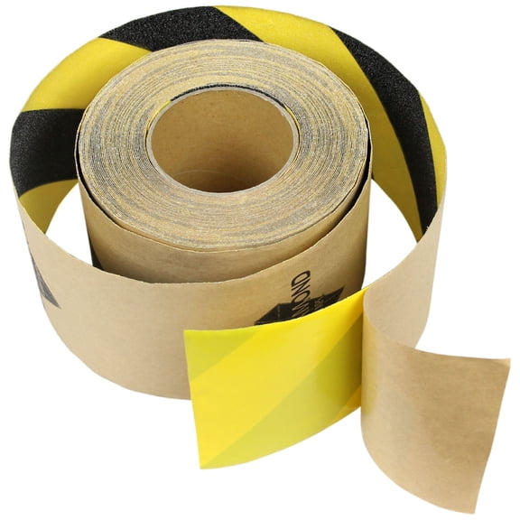 4" x 30' CAUTION SAFETY GRIPTAPE Non Skid Grit FOR STAIRS & MORE Anti Slip Grip