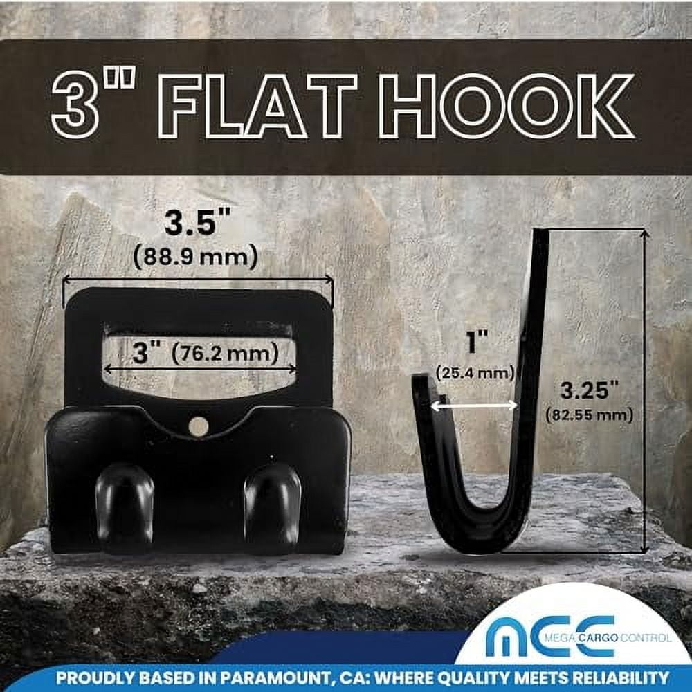 4 In. X 30 Ft. Winch Strap With Flat Hook, Flatbed Tie Down - Foto 6