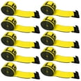 thumbnail image 1 of 4" x 30' Yellow Winch Straps w/ Flat Hook - Box of 10, 1 of 7