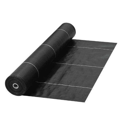 4 x 300' Ft Black Cover Mat Heavy Duty Woven Grass Control Geotextile for Garden 5.8oz Landscape Fabric Weed Barrier VV-FCB-PE 4*300FT 5.8OZ