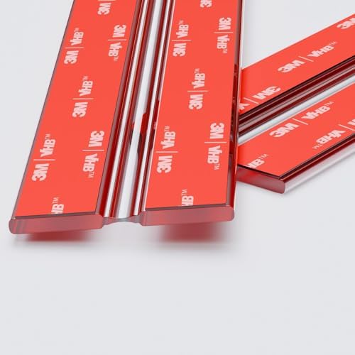 4-Pack White Acrylic Piano Hinges – Self-Adhesive, No Glue Or Drilling, 150mm X 45mm, 270° Opening