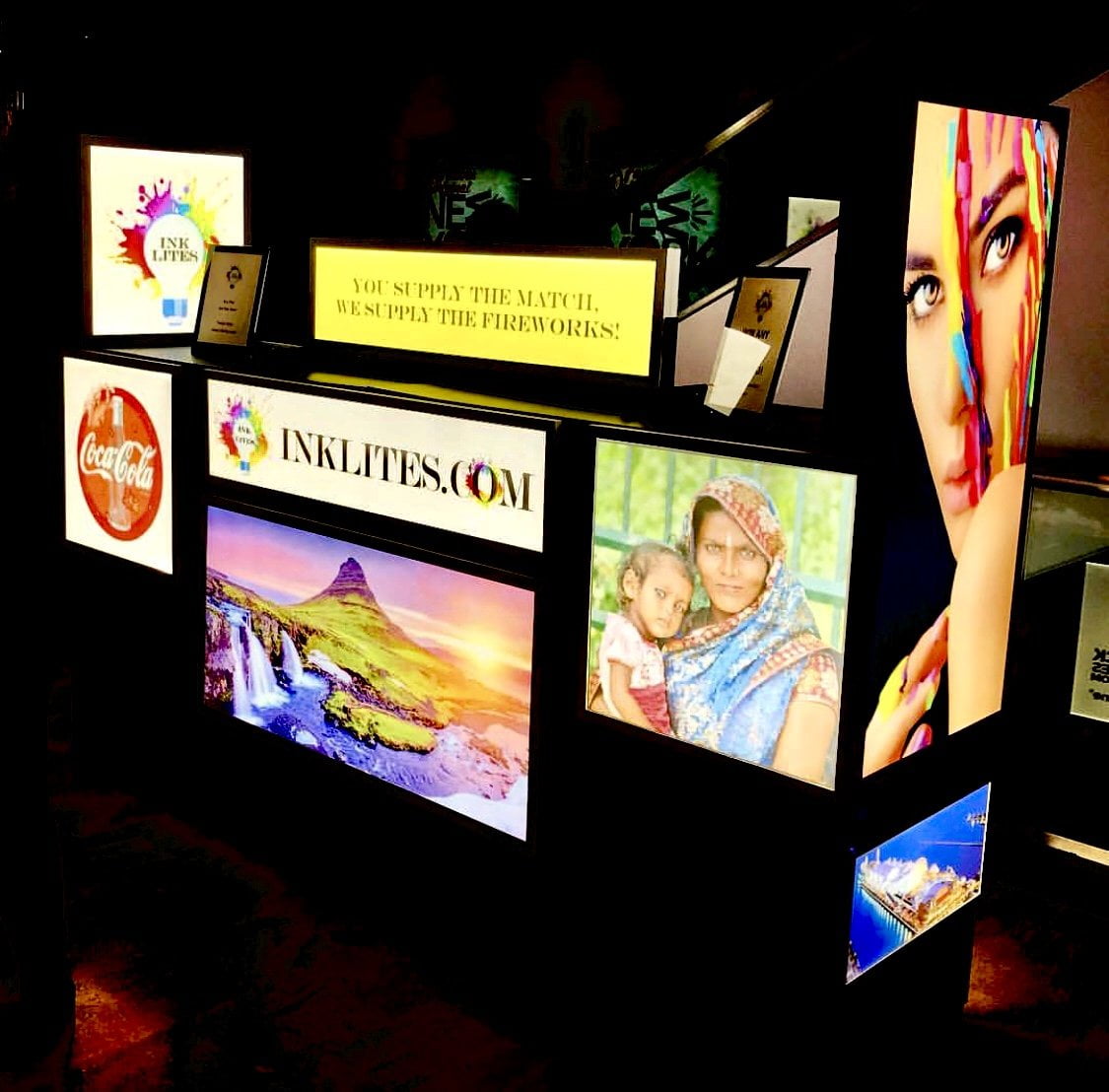 4' x 4' Custom Printed Ink Lite Commercial Grade LED Light Panel