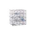 thumbnail image 1 of 4 x 4 Double Sided 12" x 12" Glass Cube Kit with Metal Clips, 1 of 1