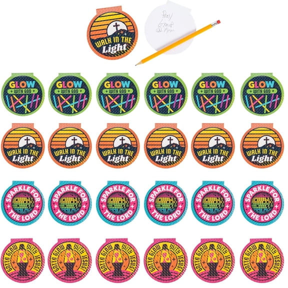 4" x 4" Prismatic Jesus is the Light VBS Paper Notepads 24 Pc.
