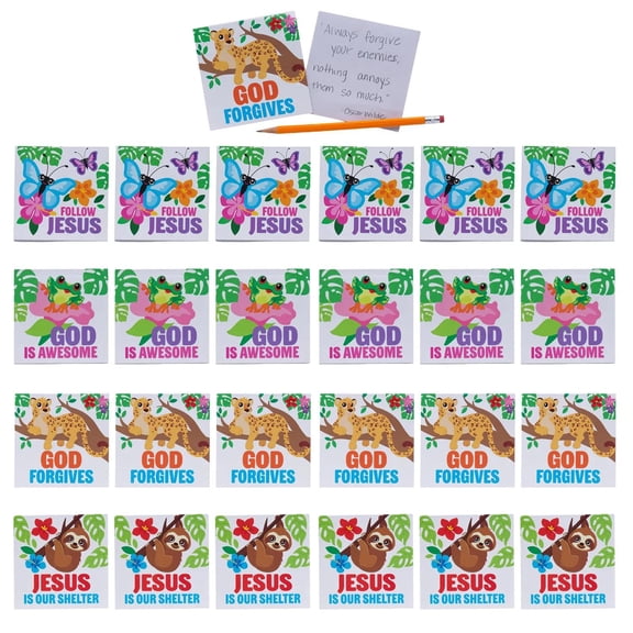 4" x 4" Rainforest VBS Paper Notepads - 24 Pc.