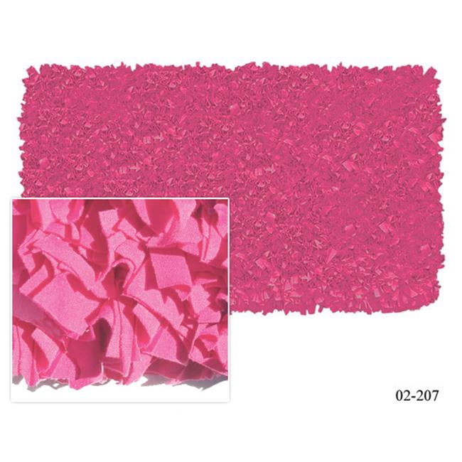 Raspberry Swirl Rug 4 x 4 Shaggy Raggy Rug - Raspberry - Walmart.com