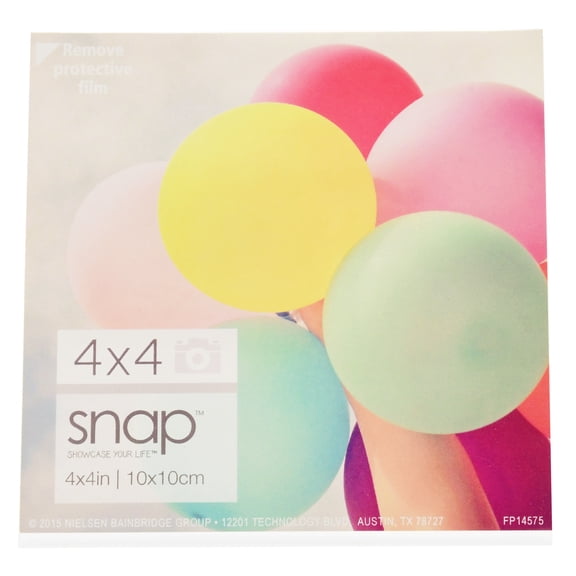 4" x 4" Snap Clear Frame