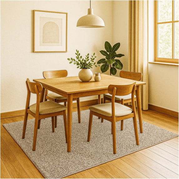 4' x 4' Soft and Cozy 32oz Area Rugs. Stain Resistant and Pet and Kid Friendly. Perfect for and Room Apartments, Dorms,etc. Many Sizes Available (Color: Briarwood)