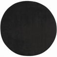 thumbnail image 1 of 4 x 4 ft. Black Non Skid Indoor & Outdoor Round Area Rug - Black - 4 x 4 ft., 1 of 1