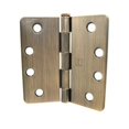 thumbnail image 1 of 4 x 4 in. 0.25 in. Radius Full Mortise Residential Plain Bearing Template Hinge, Antique Bronze, 1 of 1