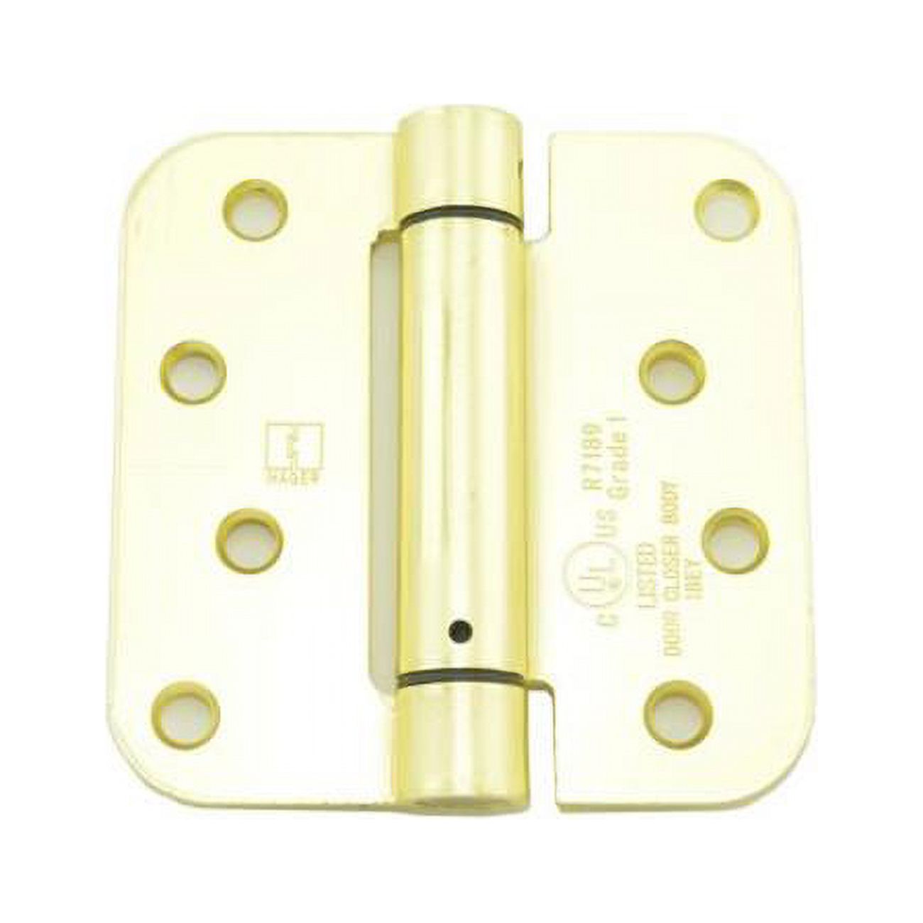 Spindle Spring Mortise 4 x 4 in. - 0.625 in. Radius Corner Steel Full Mortise Residential ...