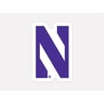thumbnail image 1 of 4 x 4 in. Northwestern Wildcats Perfect Cut Color Decal, 1 of 1