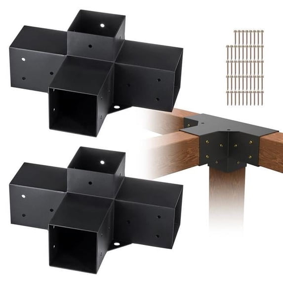 4 x 4 in. Pergola Bracket Kit, 2 Piece