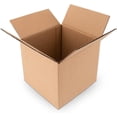 thumbnail image 1 of 4 x 4 x 4 Cardboard Paper Boxes Mailing Packing Shipping Box Corrugated Carton (50-PACK), 1 of 5