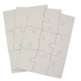 thumbnail image 1 of 4 x 5.5 in. Blank Puzzle, White - 9 Piece - 12 Per Pack, 1 of 1