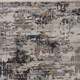 thumbnail image 1 of 4' x 5' Grey Abstract Area Rug, 1 of 4