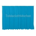 thumbnail image 1 of 4 x 5 ft Backdrop Background FOR PIPE AND DRAPE DISPLAYS Polyester 24 COLORS", (Color: Turquoise Blue), 1 of 1