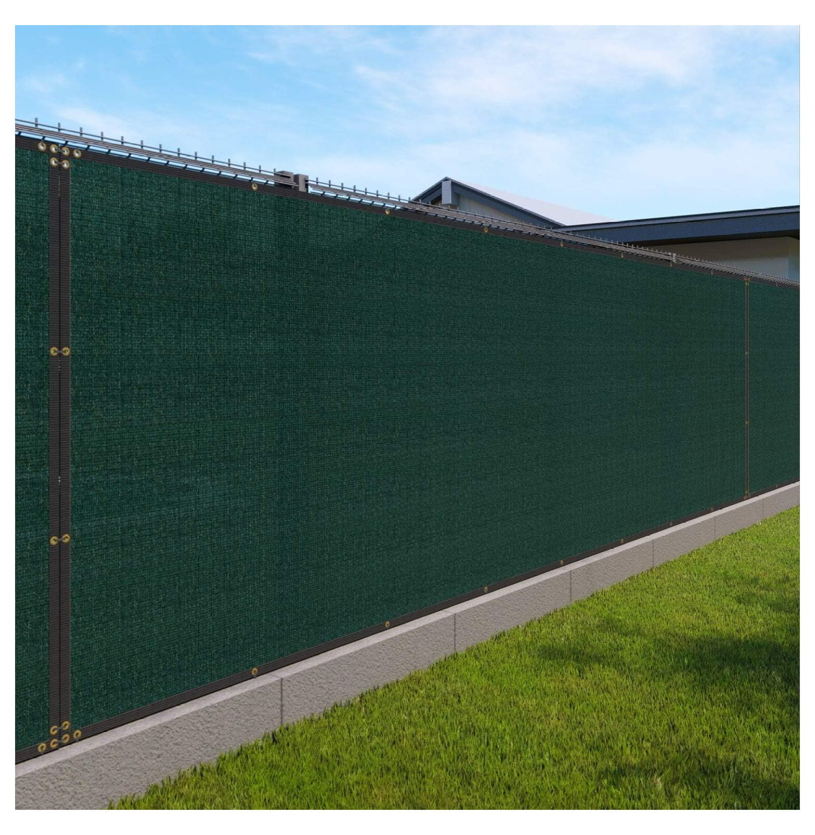 4' x 50' Privacy Fence Screen Heavy Duty Windscreen Fencing Cover ...