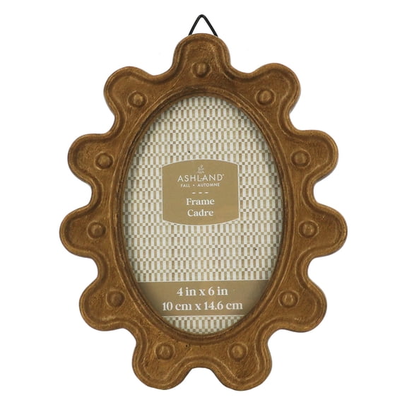 4" x 6" Brown Oval Frame by Ashland