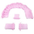 thumbnail image 1 of 4" x 6" Drawstring Organza Mesh Storage Bags, 50-pack, Light Pink, 1 of 5