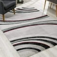 thumbnail image 1 of 4â€™ x 6â€™ Gray Modern Geometric Area Rug, 1 of 5