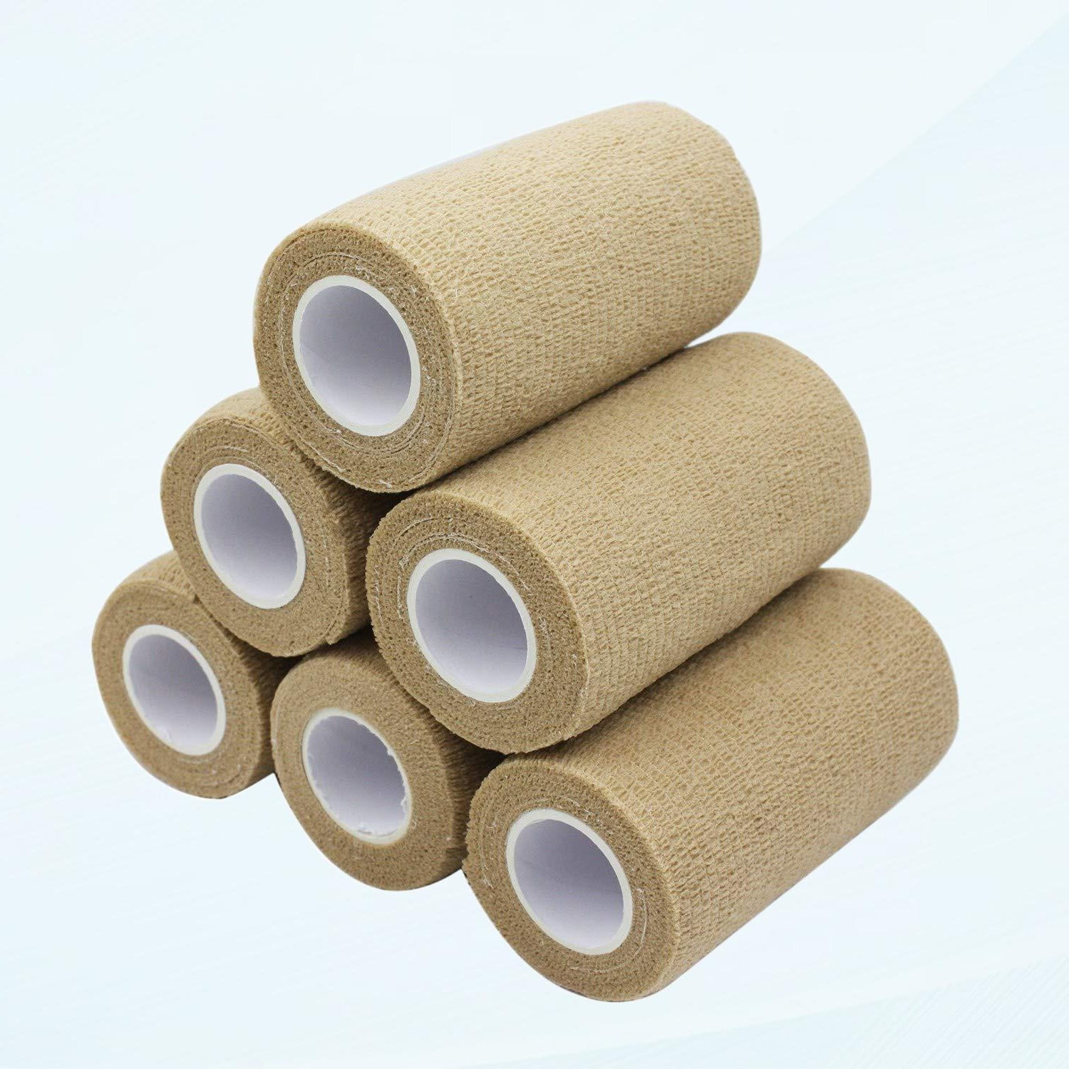 4" x 6 Pack Veterinary Wrap Adhesive Bandages 5 Yards SelfAdhesive